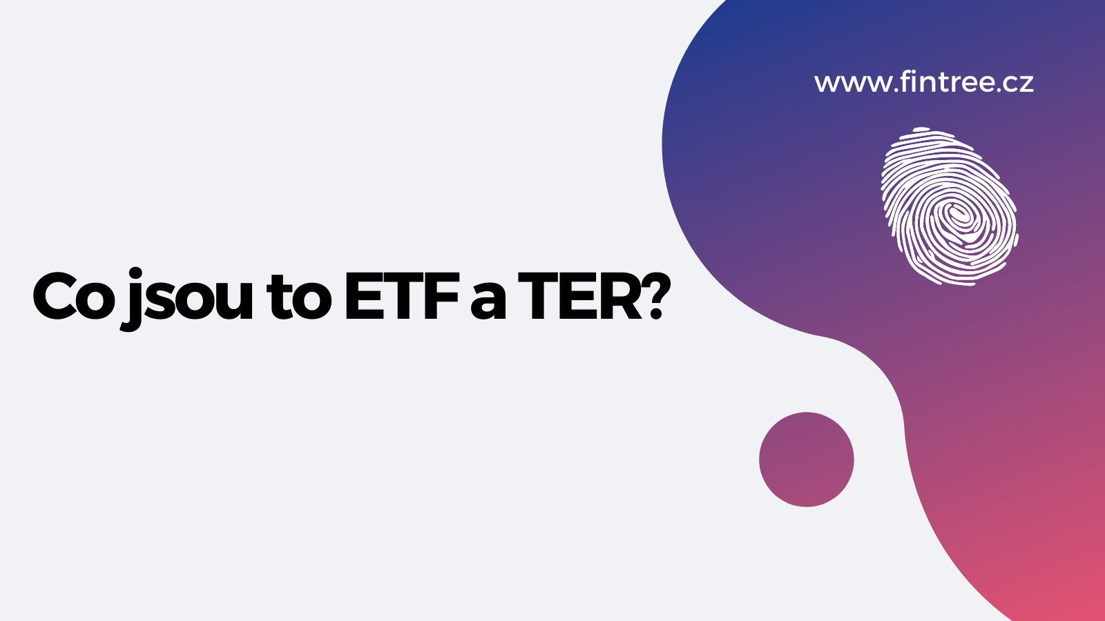 Co znamená TER u ETF?