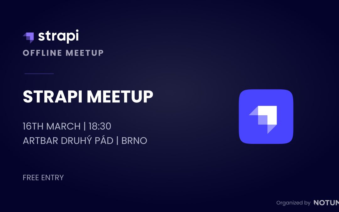 Pozvánka na Strapi offline meetup