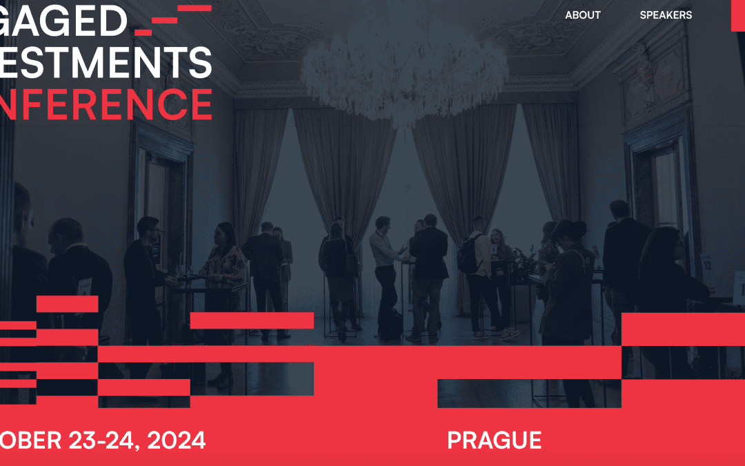 Pražská konference Engaged Investments láká investory a startupy z Evropy i USA. Letos s důrazem na obranu a kyberbezpečnost 
