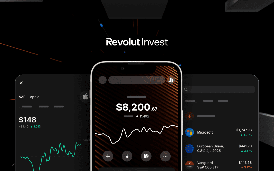 Nová aplikace Revolut Invest nyní dostupná v Česku, Řecku a Dánsku