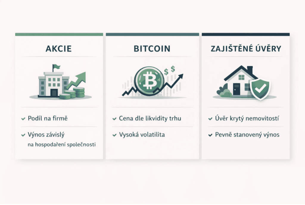 Ronda Invest - Akcie, bitcoin a úvěry zajištěné nemovitostmi