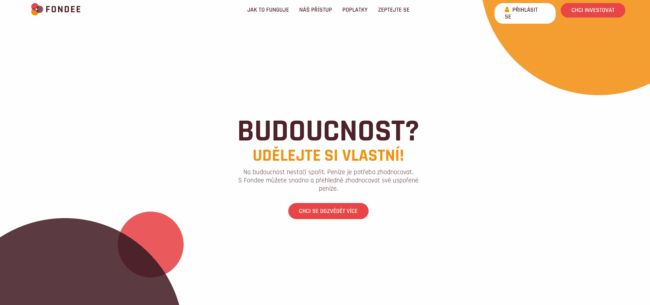 FONDEE aneb jak zhodnotit úspory přes českou platformu