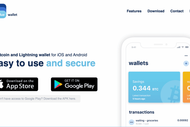 Lightning Network peněženka BlueWallet – Recenze a návod