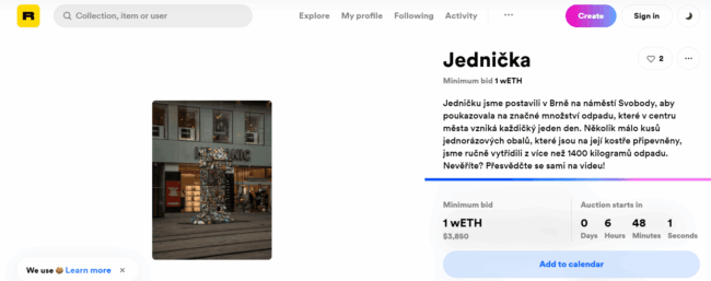 NFT jednička