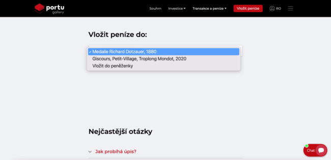 Portu Gallery - vklad