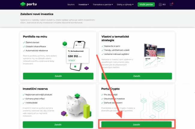 portu crypto - investování 2