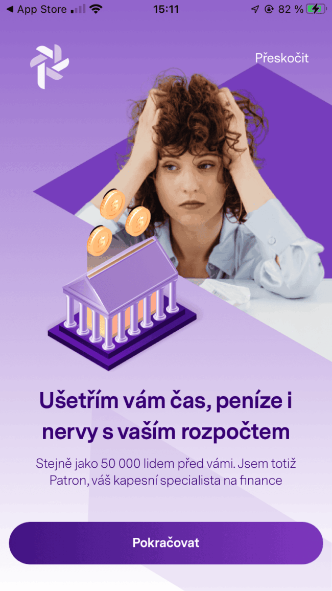 patron go - šetří peníze