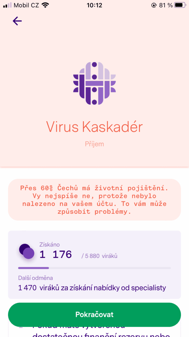 patron go - virus kaskadér