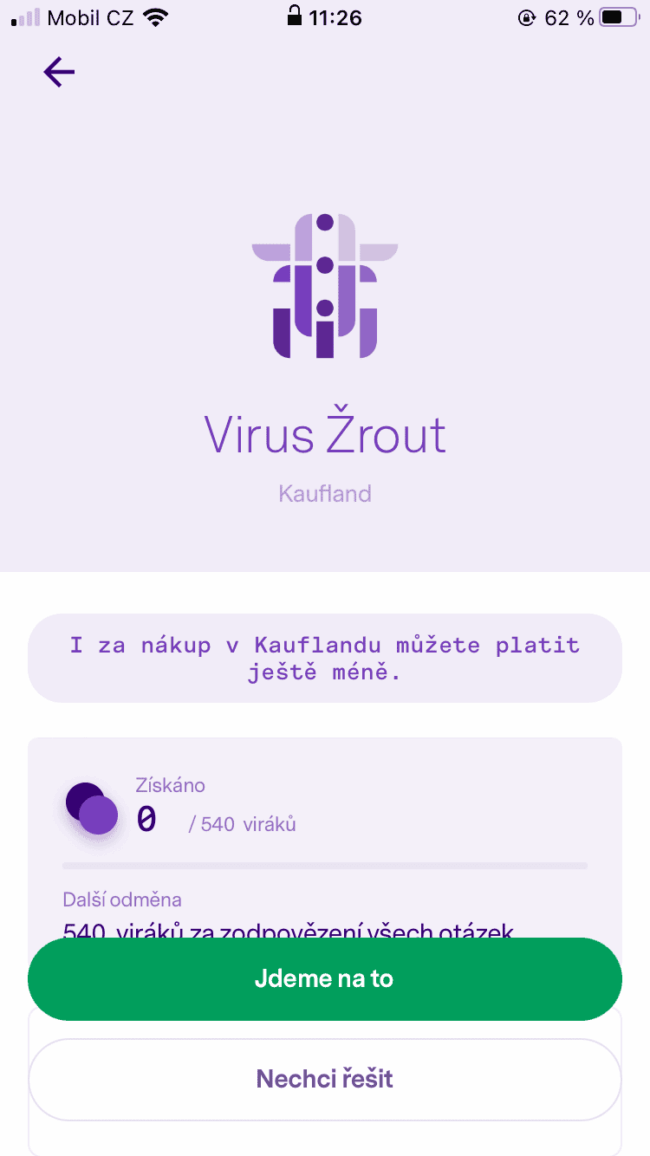 patron go - virus žrout
