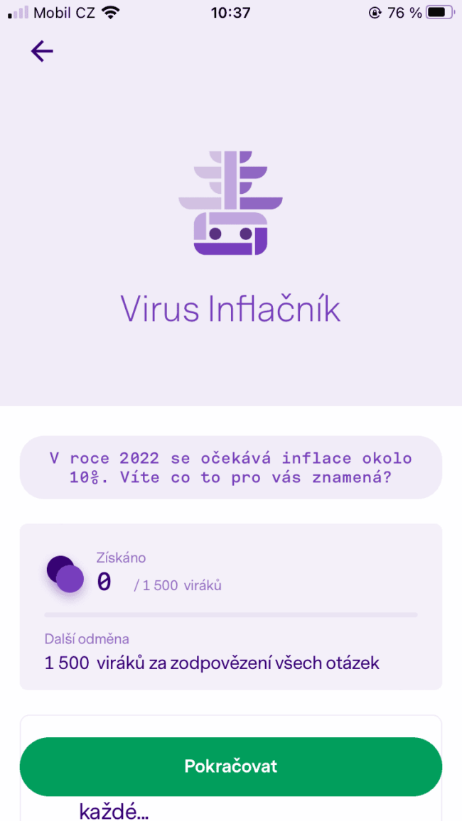 patron go - virus inflačník