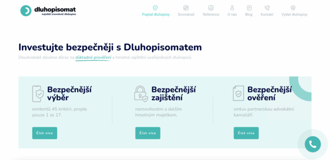 dluhopisomat - poptávka dluhopisů