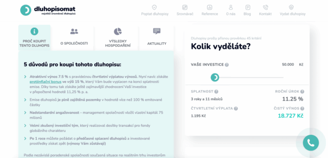dluhopisomat - detail dluhopisu 2