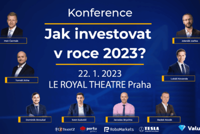 Jak investovat v&nbsp;roce 2023? To se dozvíte 22. ledna v&nbsp;Le Royal v&nbsp;Praze.