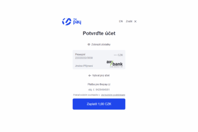 Platební brána ThePay spustila PSD2 platby pro Air Bank, Fio banku a&nbsp;J&amp;T banku