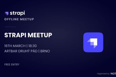 Pozvánka na&nbsp;Strapi offline meetup