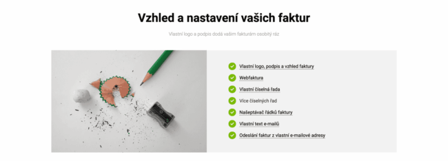 vyfakturuj - customizace faktur
