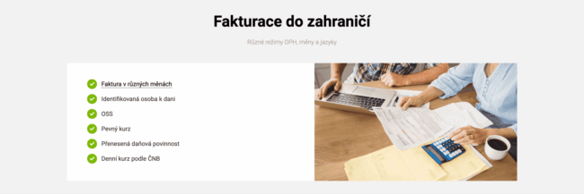 vyfakturuj - fakturade do zahraničí