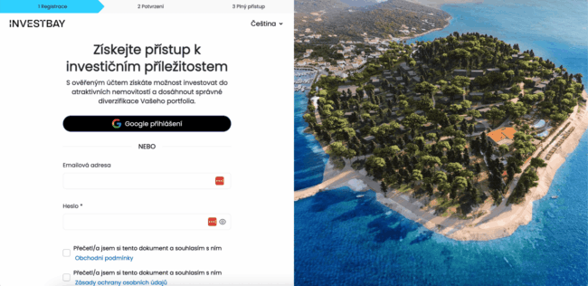 investbay - registrace druhý krok-min