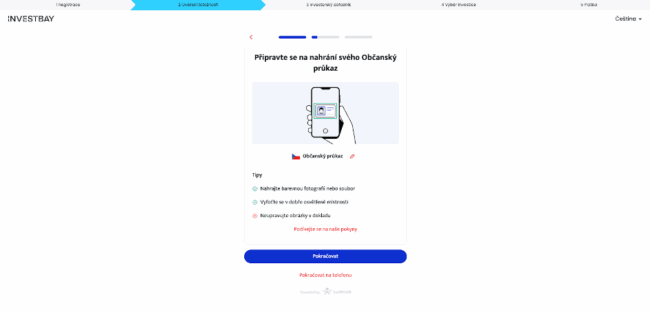investbay - průběh investice 5-min