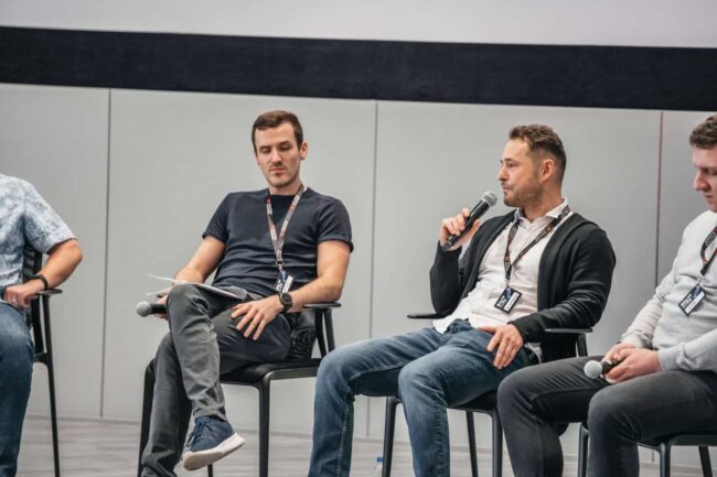 Jan Purkrábek z&nbsp;Fintech Hub Europe na&nbsp;konferenci Block'23