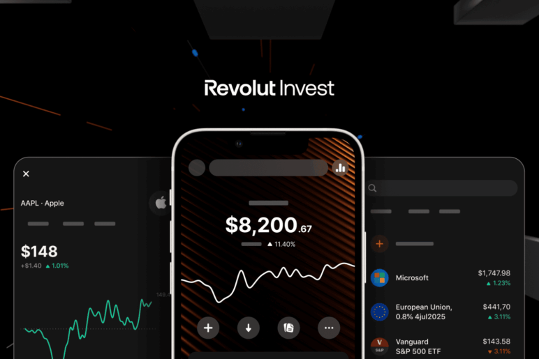 Nová aplikace Revolut Invest nyní dostupná v Česku, Řecku a Dánsku