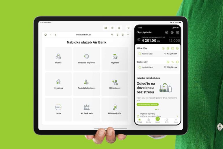 Air Bank představuje CAir, na pobočce obslouží zákazníka přímo mobilní v aplikaci