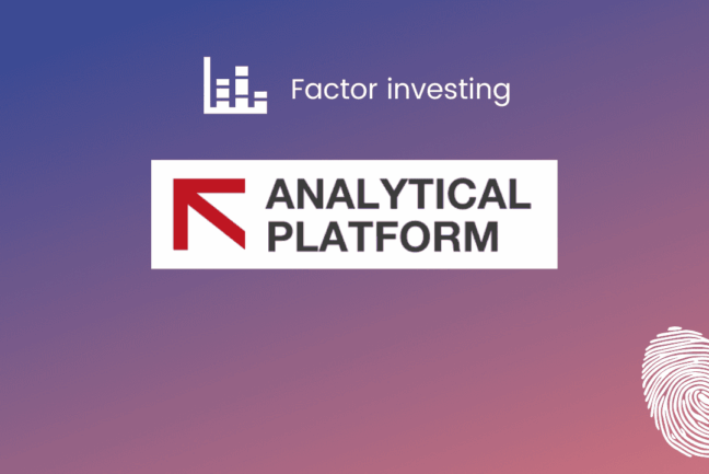 Faktorové investování: Recenze nového modulu Analytical Platform