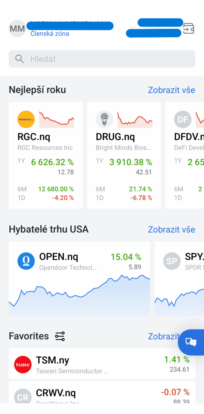 Robomarkets APP - přehled