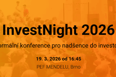 InvestNight 2026 v&nbsp;Brně: Investování jako motor ekonomiky i&nbsp;osobního bohatství