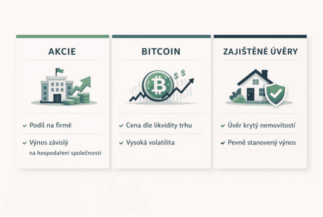 Ronda Invest - Akcie, bitcoin a&nbsp;úvěry zajištěné nemovitostmi