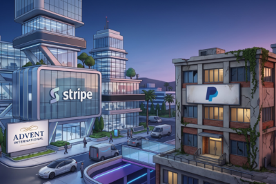 Fintree Fintech Týdeník: Stripe a&nbsp;Advent chtějí koupit PayPal za 53 miliard dolarů