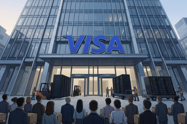 Visa ruší 2 600 míst a mluví o AI. Ve skutečnosti přestavuje platební byznys