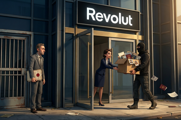 Revolut vydal data podvodníkům. Českému exekutorovi ne