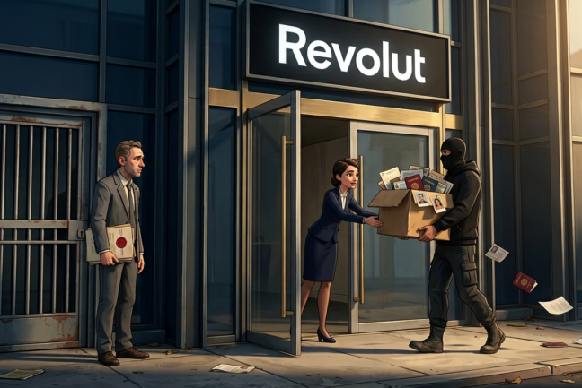 Revolut vydal data podvodníkům. Českému exekutorovi ne