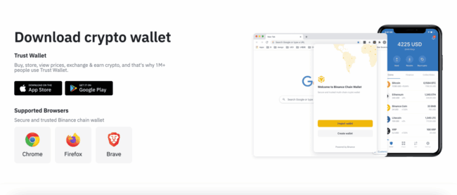 Instalace Bitcoin peněženky TrustWallet