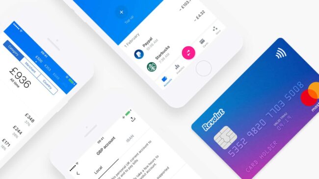 Revolut aplikace a&nbsp;karta