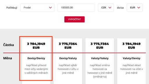 Komerční banka - Poplatky